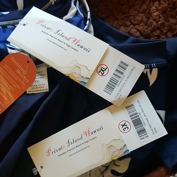 NWT Private Island Hawaii 4 piece swim set - Picture 7 of 7